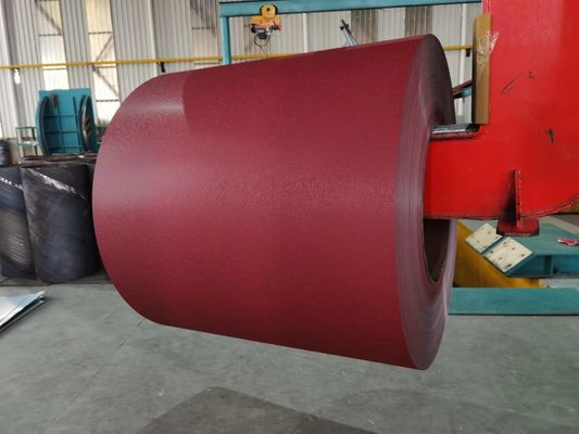 600-1250mm Color Coated Steel Coil Anti Fading untuk konstruksi