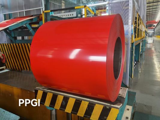 Prepainted Cold Rolled Steel Coil, Hot Dip Galvanized Steel Coil Untuk Lembar Atap