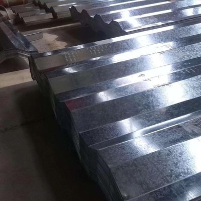 Lembar baja bergelombang Spangle Besar untuk atap / dinding