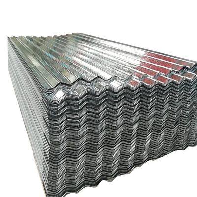 Lembar atap bergelombang logam biru 270MPa -500MPa Lembar bergelombang berlapis warna Gi