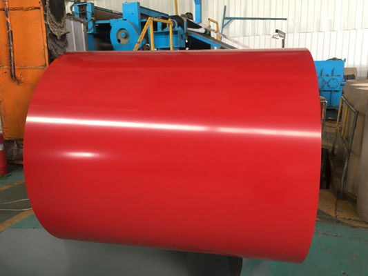 300-550MPa Color Coated Steel Coil 0.13mm-0.8mm Untuk Sistem Atap