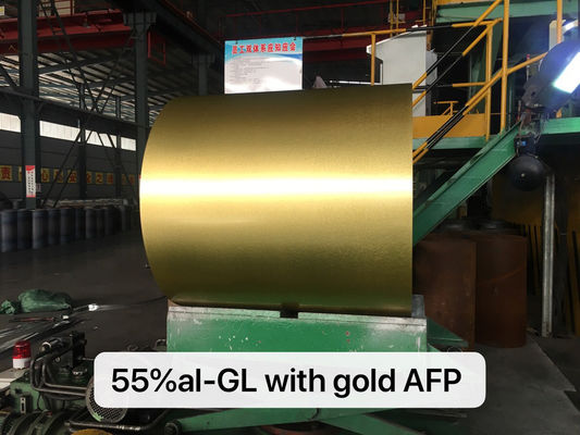 Evangel Aluzinc Coated Steel Coil 0.13mm-0.7mm Ketebalan Anti Finger Surface
