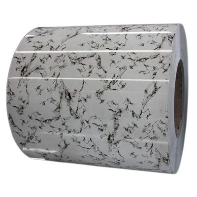 PPGI / PPGL Cetak Steel Sheet Coil Custom Panjang 0,13mm-0,7mm Ketebalan
