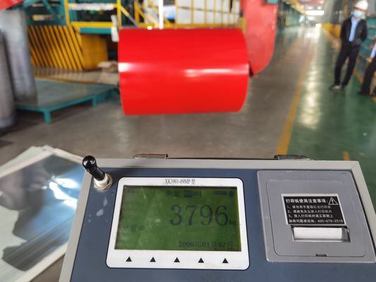 Lebar 600-1250mm Koil Ppgl Untuk Konstruksi