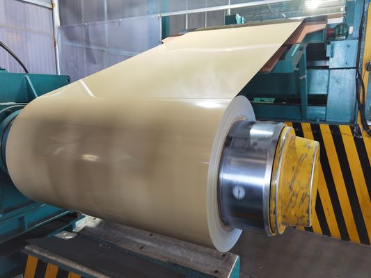 0.13-0.8mm PPGL Steel Coil Dilapisi Aluzinc Steel Coil Untuk Konstruksi Bangunan