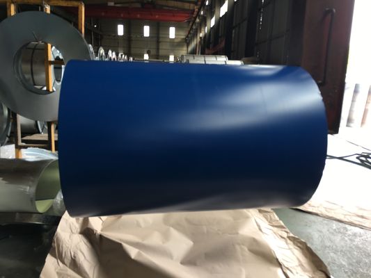 Prepainted Color Coated Steel Roll 600mm-1250mm Dengan Super Korosi Resistance