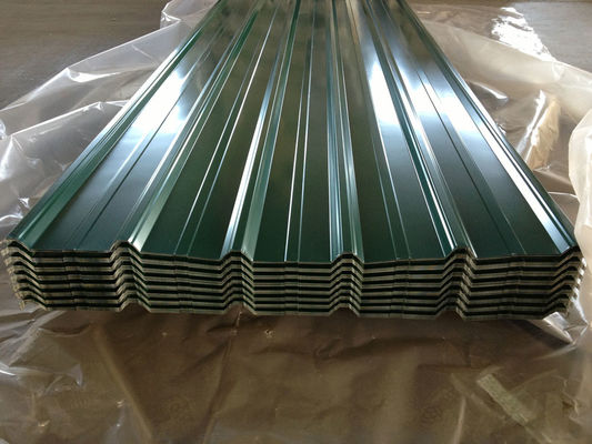 270-500MPa Lembar baja bergelombang Ketebalan 0,13mm-0,5mm Untuk atap