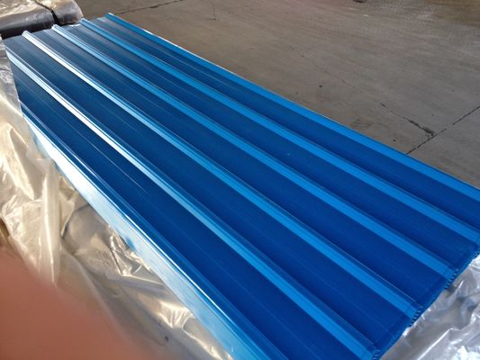 Lembar baja bergelombang atap 1000mm-6000mm Dengan elongasi 18-25%