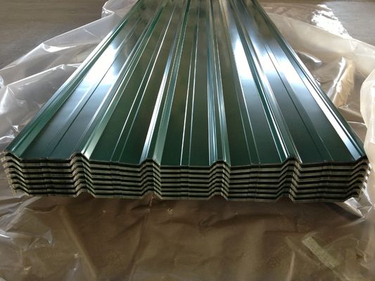 PPGI lembaran bergelombang, lapisan warna Panel atap baja bergelombang