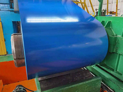 PPGI Color Coated Coil, Prepainted Galvanized Steel Coil Untuk Lembar Atap
