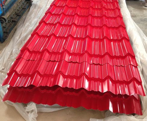 14 Gauge Panel Baja Bergelombang 0,45mm Lapisan Atap Seng Galvanis