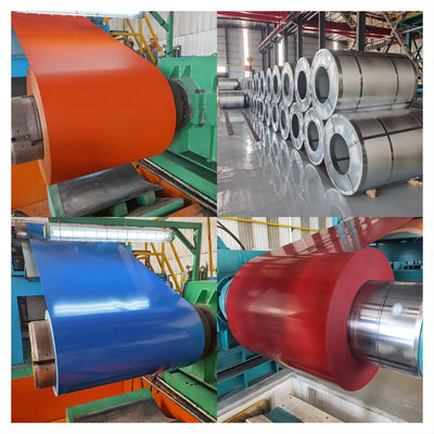 RAL Color Coated Steel Coil Sheet Dengan Kekuatan Tarikan 300-550MPa