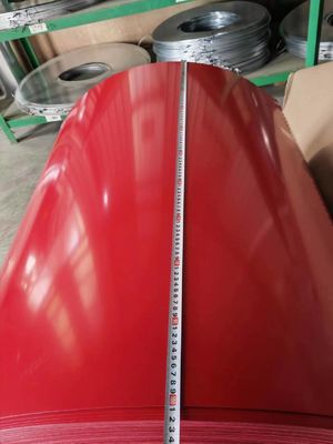 Lebar 600-1250mm PPGI Steel Coil Produsen RAL Warna untuk Konstruksi