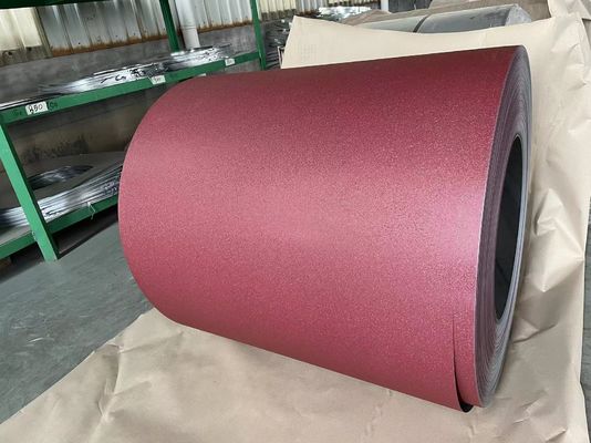 RAL Warna PPGI Steel Coil Coated Galvanized Steel Sampel yang disesuaikan diterima