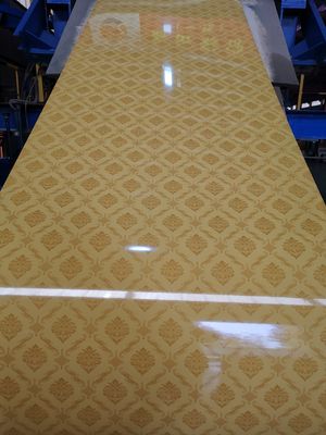Custom Pattern Printed Steel Sheet Roll Sertifikasi ISO9001