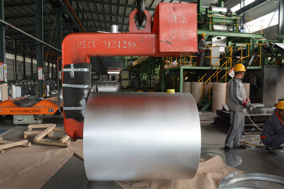 OD 1000-2000mm Galvalume Steel Coil untuk konstruksi / peralatan rumah tangga