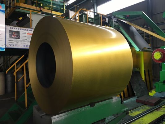 G350-G550 Rol baja berlapis warna anti jari Lapisan Slit Edge / Mill Edge