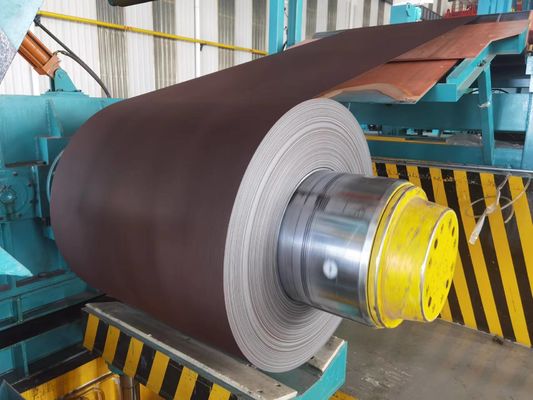 Pabrik Roll Steel Prepainted Electrical 600-1250mm Lebar Sertifikat SGS