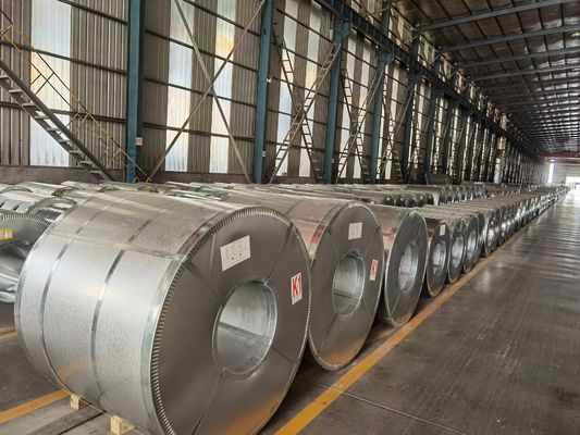 Ketahanan 3-8MT Galvalume Steel Coil Stock Max1250mm Lebar