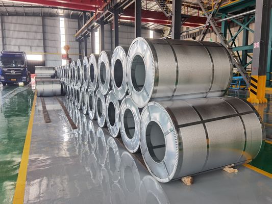 600-1250mm Hot Dip Galvanized Coil Korosi Resistant Reguler / Zero / Big Spangle