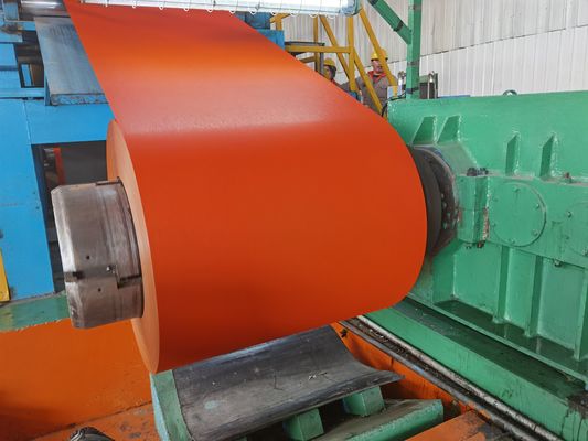 PPGI tahan lama Prepainted Galvanized Steel Coil Sertifikasi ISO9001
