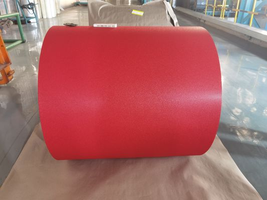 Koil baja berlapis warna 600mm-1250mm Untuk bahan bangunan