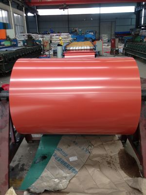 508mm / 610mm PPGI Steel Coil Galvanized Untuk Konstruksi Bahan Bangunan