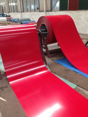 Koil baja seng kekuatan tinggi 600mm-1250mm Koil lembaran berlapis warna