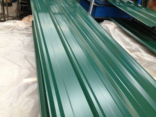 Lembar atap logam bergelombang galvanis khusus / Lembar atap Gi berlapis warna