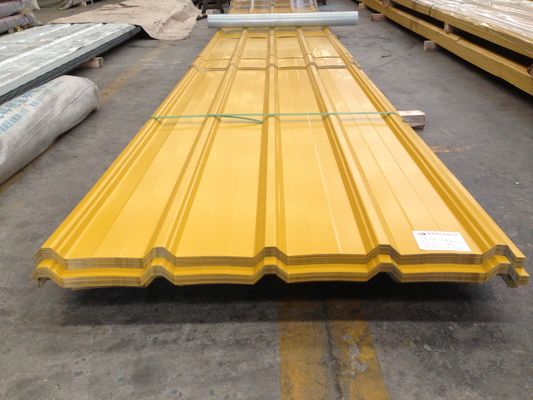 Lembar atap Galvalume Pre-dicat Coil, Zinc corrugated Lembar atap