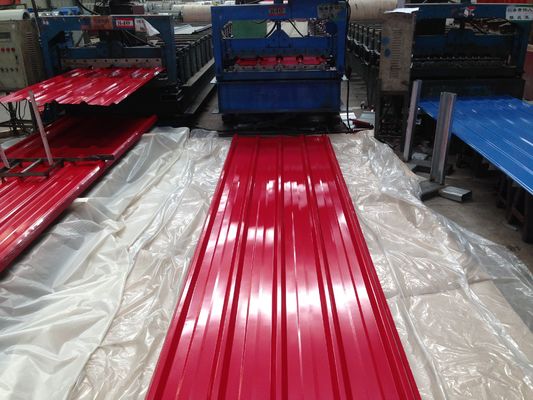 Lembar atap Galvalume Pre-dicat Coil, Zinc corrugated Lembar atap