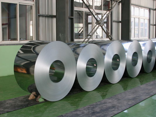 Corrosion Resistant GI Steel Coil 1500mm-1800mm OD ISO9001 Disetujui