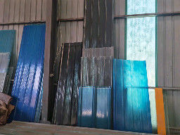 Pvc Steel Metal Lembar atap bergelombang Normal Spangle