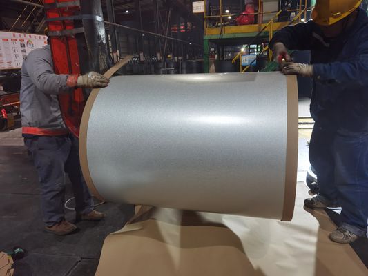 Kekuatan tarik tinggi GL Steel Coil dengan ketebalan 0,13-0,8mm AZ 30-200gsm
